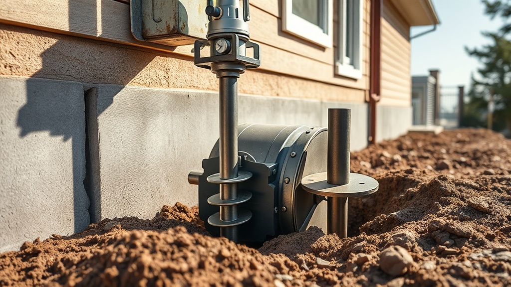 Helical Piers for Cracked Foundation Walls: A Complete Guide
